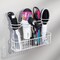 mDesign Metal Cabinet/Wall Mount Hair Care Styling Tool Storage Basket